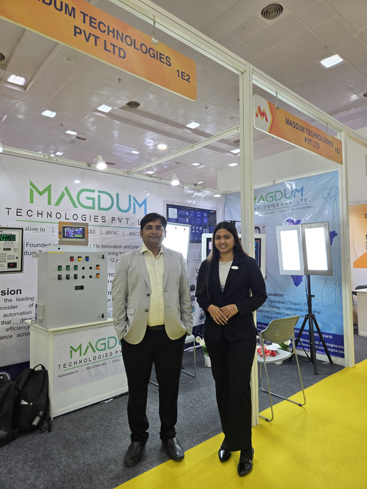 Magdum Technologies stall 1E2 at Medicall Chennai